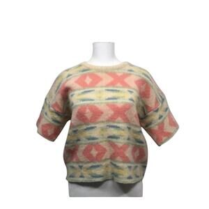 Vintage Nordstrom Cropped Pastel Sweater